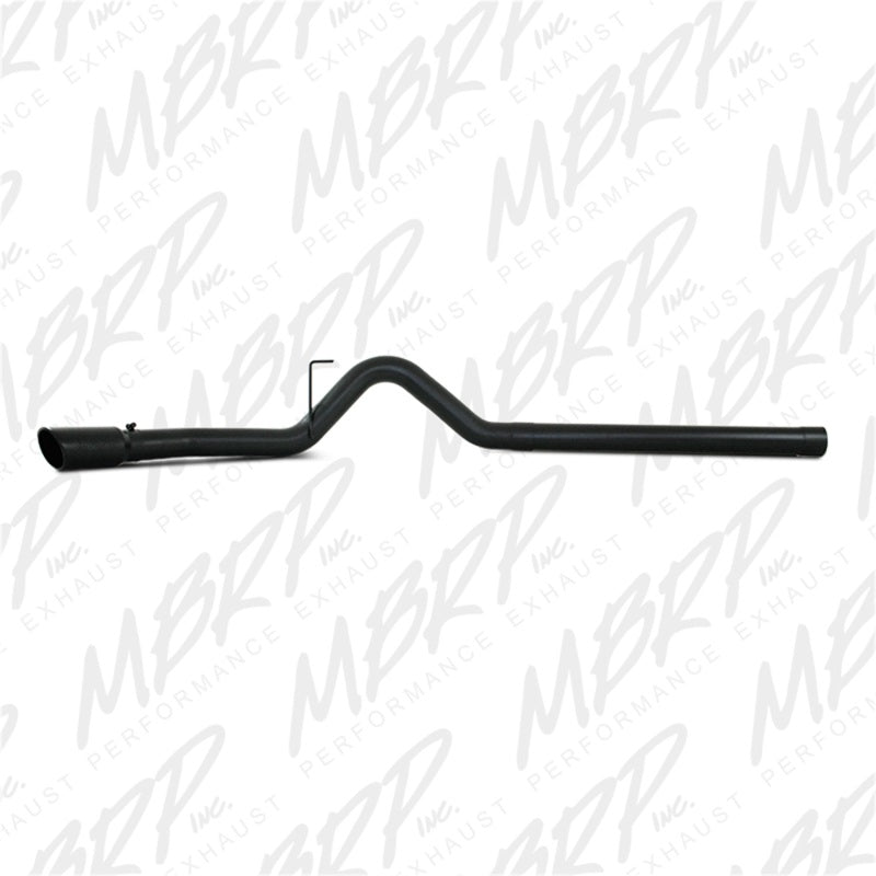 MBRP Armor BLK Series Filter Back Single Side Exhaust System for 2010-2011 Dodge Ram 2500/3500 Cummins 6.7L with Black Coated Finish