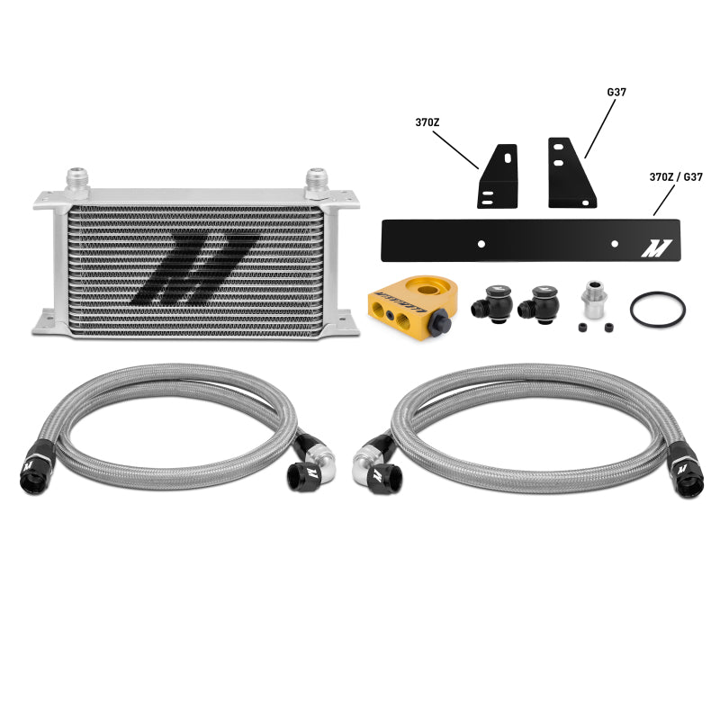 Mishimoto 09-12 Nissan 370Z / 08-12 Infiniti G37 Coupe Thermostatic Oil Cooler Kit