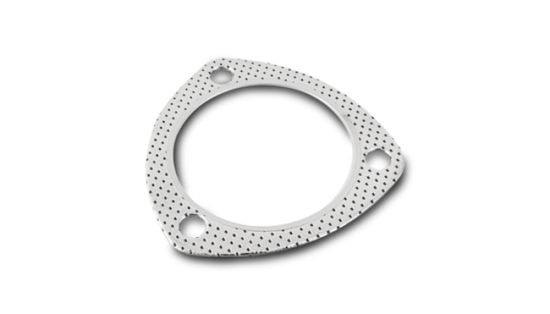 Vibrant 3-Bolt High Temperature Exhaust Gasket (2.75 inch I.D.) - Multi-Layer Graphite Seal for Automotive Exhaust Connections