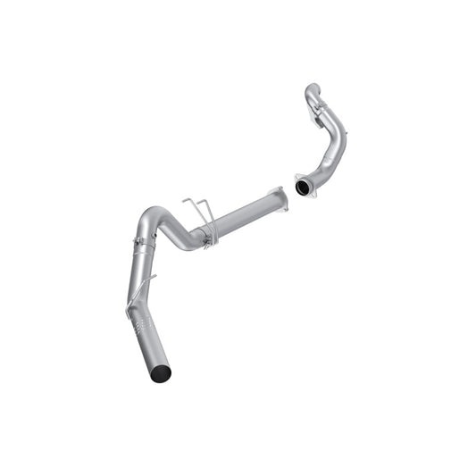 MBRP S6286PLM 4-inch Filter Back Single Side Exhaust System with Downpipe for 2015 Ford F-250/F-350 Super Duty by Armor Lite Series