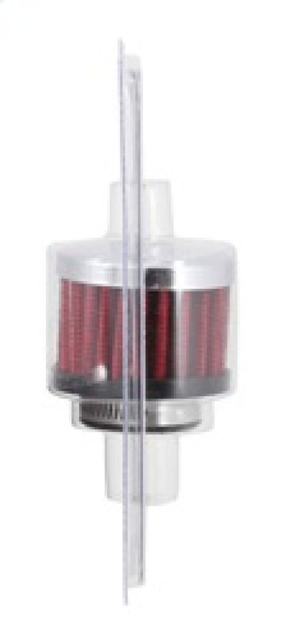 K&N Engineering 62-1370 1-Inch Flange ID x 2-Inch OD Crankcase Vent Filter with Rubber Base