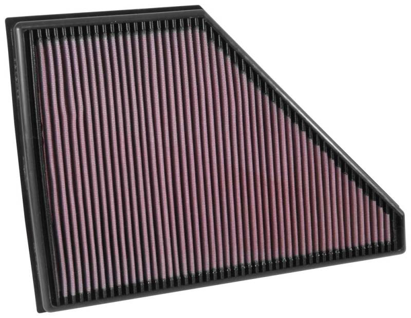 K&N 2017 Cadillac XT5 3.6L V6 F/I Drop-In Air Filter - Reusable High-Flow Performance Filter