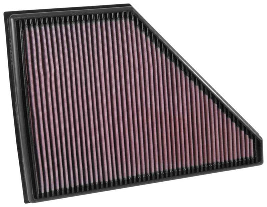 K&N 2017 Cadillac XT5 3.6L V6 F/I Drop-In Air Filter - Reusable High-Flow Performance Filter