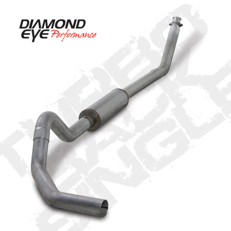 Diamond Eye Performance 4-inch Turbo Back Single Exhaust Kit for 1994-2002 Dodge Ram 5.9L Cummins