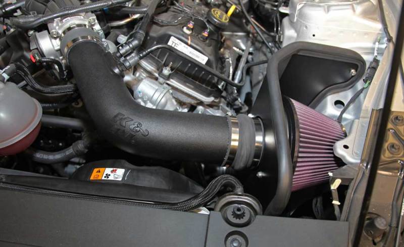 K&N Engineering 57-2594 Performance Cold Air Intake Kit for Ford Mustang 2015-2017 3.7L V6 F/I