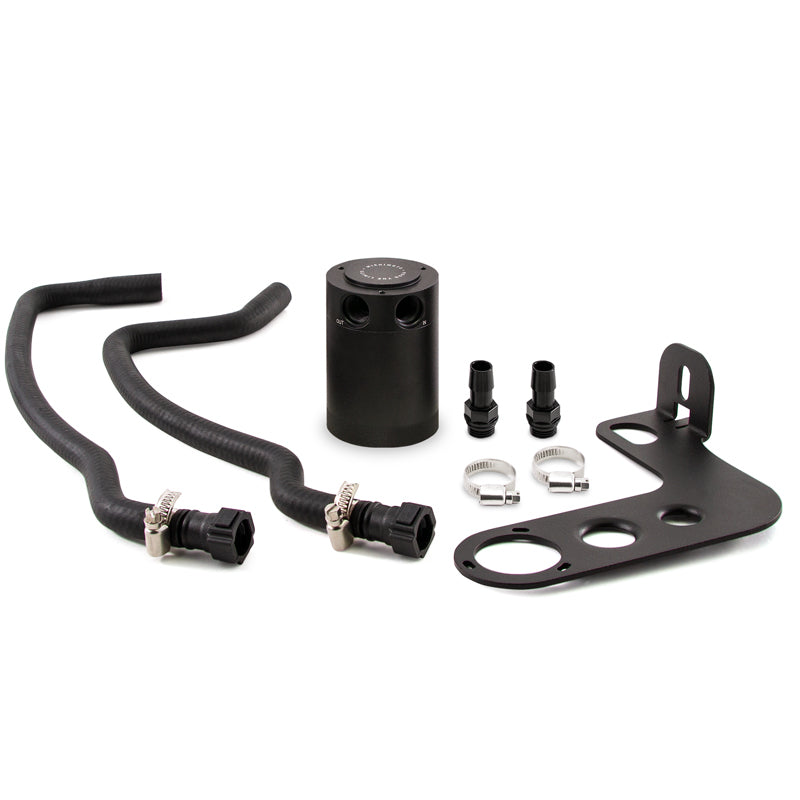 Mishimoto 2010-2015 Chevrolet Camaro SS Baffled Oil Catch Can Kit - Black