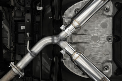 MBRP Armor Pro Series Axle-Back Exhaust System for Kia Forte GT 2022-2024 with Quad Carbon Fiber Tips