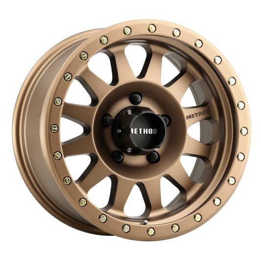 Method MR304 Double Standard 15x8 Bronze Wheel with -24mm Offset and 5x4.5 Bolt Pattern