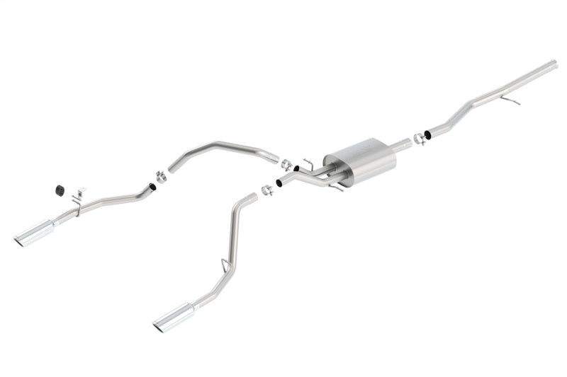Borla S-Type Cat-Back Exhaust System for 2014-2018 Chevrolet Silverado 1500 & GMC Sierra 1500 with 5.3L V8 - Part #140539