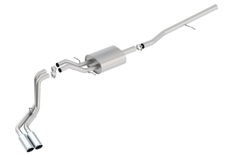 Borla S-Type Cat-Back Exhaust System for 2014-2018 Chevrolet Silverado 1500 and GMC Sierra 1500 with 5.3L V8