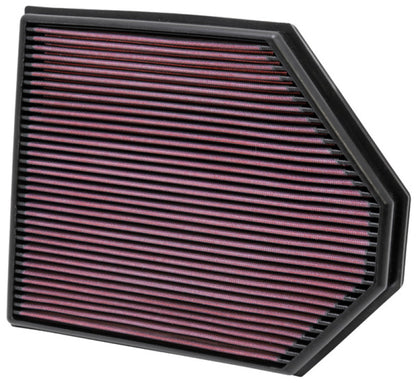 K&N Replacement Air Filter for 2011-2015 BMW X3 and X4 3.0L L6 by K&N Engineering Part 33-2465