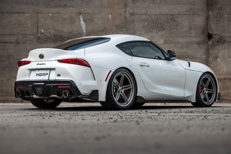 MBRP Armor Pro Series 2020+ Toyota Supra 3.0L 3-Inch Catback Dual Exhaust with Burnt End Tips