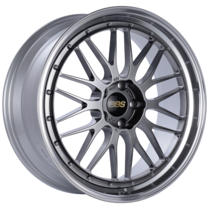 BBS LM 20x10 5x112 ET22 Forged Diamond Black Wheel with Diamond Cut Lip