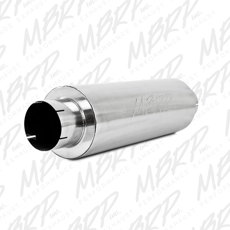 MBRP Universal Quiet Tone Diesel Muffler with 5-inch Inlet/Outlet and 8-inch Diameter Body