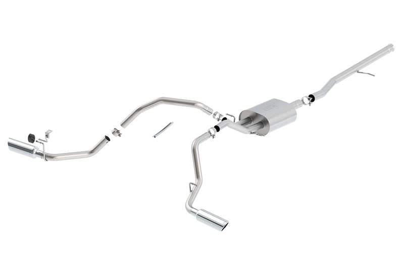 Borla Touring Cat-Back Exhaust System for 2014-2018 Chevy Silverado 1500 & GMC Sierra 1500 5.3L V8