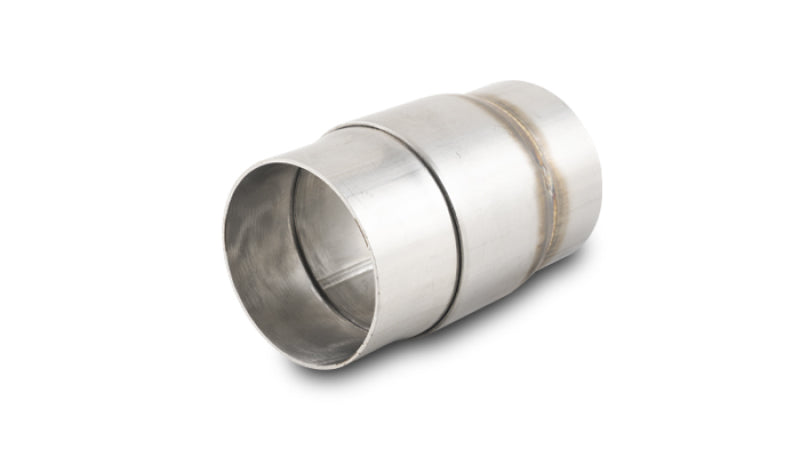 Vibrant Slip Joint Adapter for 1.625 Inch OD Tubing – Fully Welded Double Slip Joints in 304 Stainless Steel
