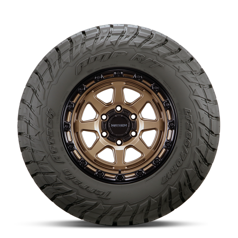 AMP Terrain Attack R/T Tire - 35x12.50R17LT All-Terrain, 125Q Load, Radial Construction