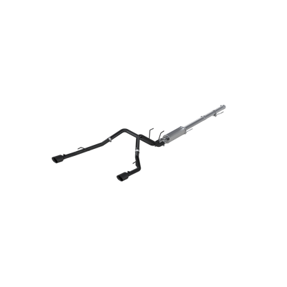 MBRP Armor BLK Series 09-14 Dodge Ram 1500 5.7L Dual Split Rear Cat-Back Exhaust System with Black Coated Tips