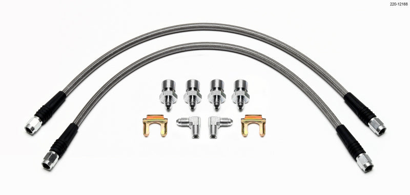 Wilwood Flexline Kit Front for 1965-1969 Ford Mustang – Reliable Brake Line Replacement