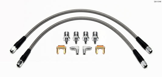 Wilwood Flexline Kit Front for 1965-1969 Ford Mustang – Reliable Brake Line Replacement