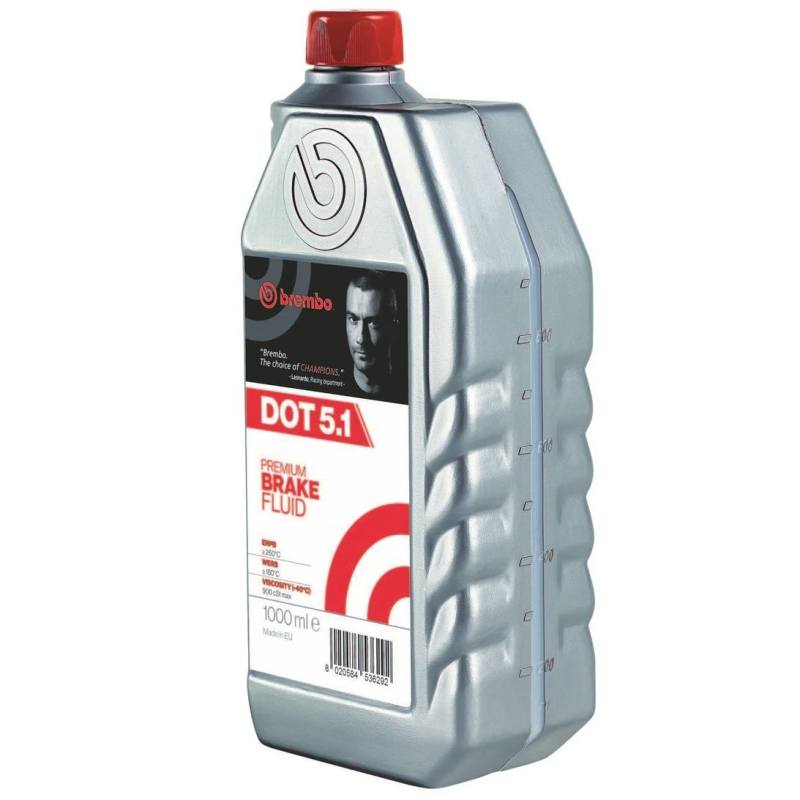 Brembo OE DOT 5.1 Brake Fluid - 1000 ML for Reliable Braking Performance