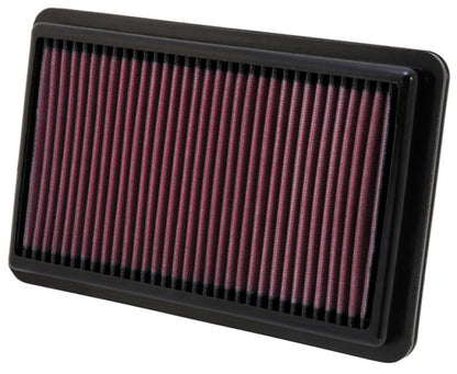 K&N Replacement High-Flow Air Filter for Honda Civic Si and Acura Models – Part 33-2473