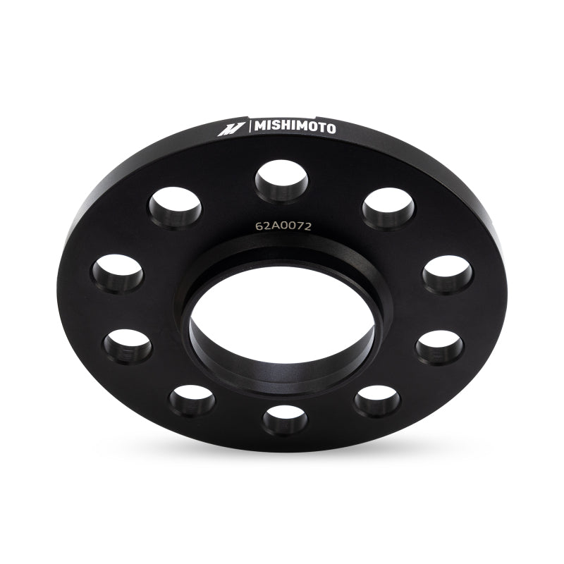 Mishimoto 5x120 Wheel Spacers with 72.6mm Center Bore - M14x1.25 Thread - Black Anodized, Part Number MMWS-014-120BK