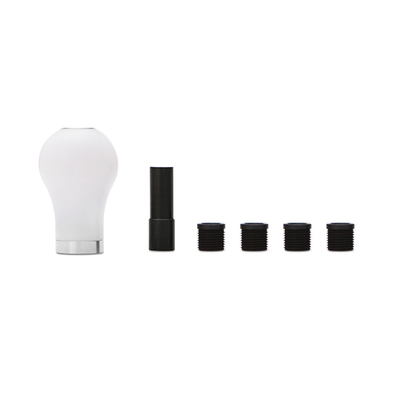 Mishimoto Teardrop Shift Knob - White | Precision Manual Transmission Accessory