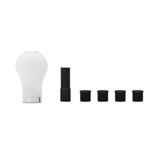 Mishimoto Teardrop Shift Knob - White | Precision Manual Transmission Accessory