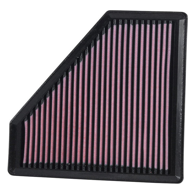 K&N Engineering 33-5059 High-Flow Reusable Air Filter for Cadillac CTS (2016-2019) – Improved Horsepower & Engine Protection