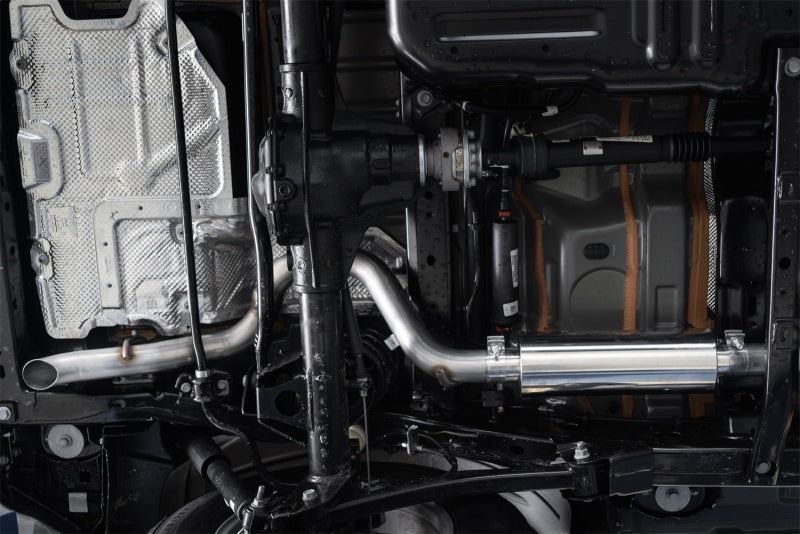 MBRP S5533AL Armor Lite Series 2.5-inch Single Rear Exit Cat Back Exhaust for Jeep Wrangler JL