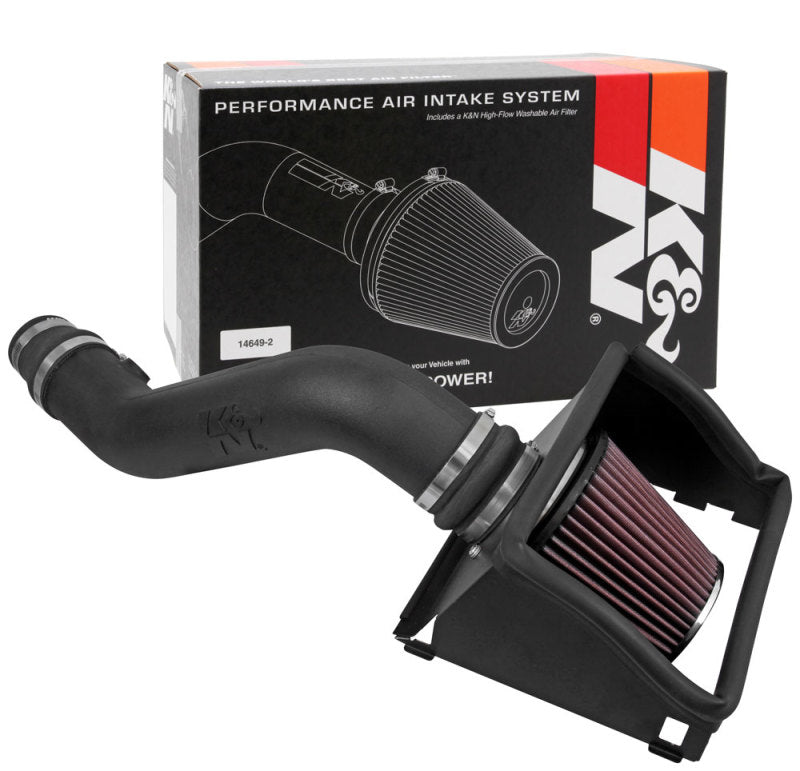 K&N Engineering 63-2596 High-Flow Cold Air Intake System for 2015-2016 Ford F-150 3.5L