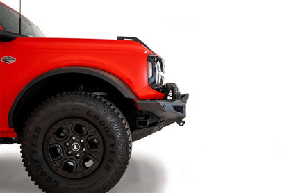 Addictive Desert Designs Rock Fighter Front Bumper for 2021+ Ford Bronco – Hammer Black with Satin Black Panels