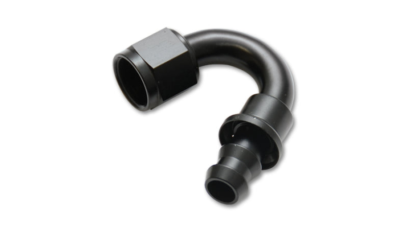 Vibrant -10AN Push-On 150 Degree Hose End Fitting for Flex Hose - Part #22510