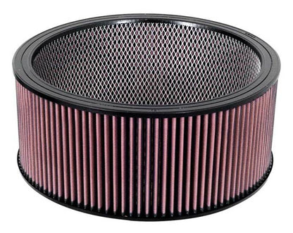 K&N Engineering E-3770 Custom 14-inch Outer Diameter Air Filter - Reusable High-Flow Performance Replacement