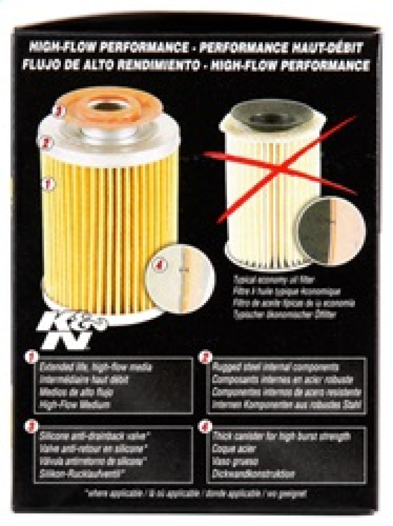 K&N Engineering HP-2003 Premium Oil Filter for Pontiac Firebird (1975-1979)
