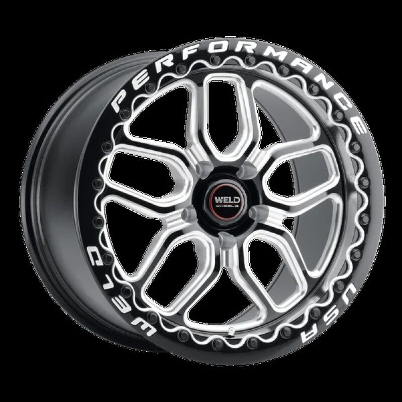 Weld Racing Laguna Bead Lock Wheel 17x10 Black Gloss Finish, 5x114.3 Bolt Pattern, ET49 Offset