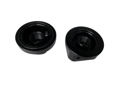 BLOX Racing Remote Oil Filter Relocation Kit - Black for Automotive Applications