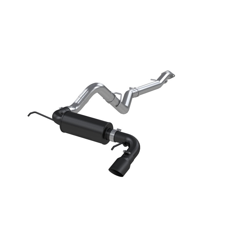 MBRP Armor BLK Series 3 Inch Black Cat Back Exhaust System for Ford Bronco 2021-2023