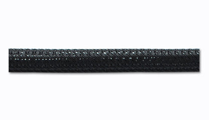 Vibrant 3/4 inch O.D. Flexible Split Braided Sleeving – Black, 10 ft Length