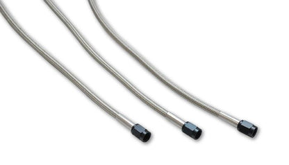 Vibrant Univ Oil Feed Kit 3ft Teflon-Lined Stainless Steel Hose with -3AN Fittings