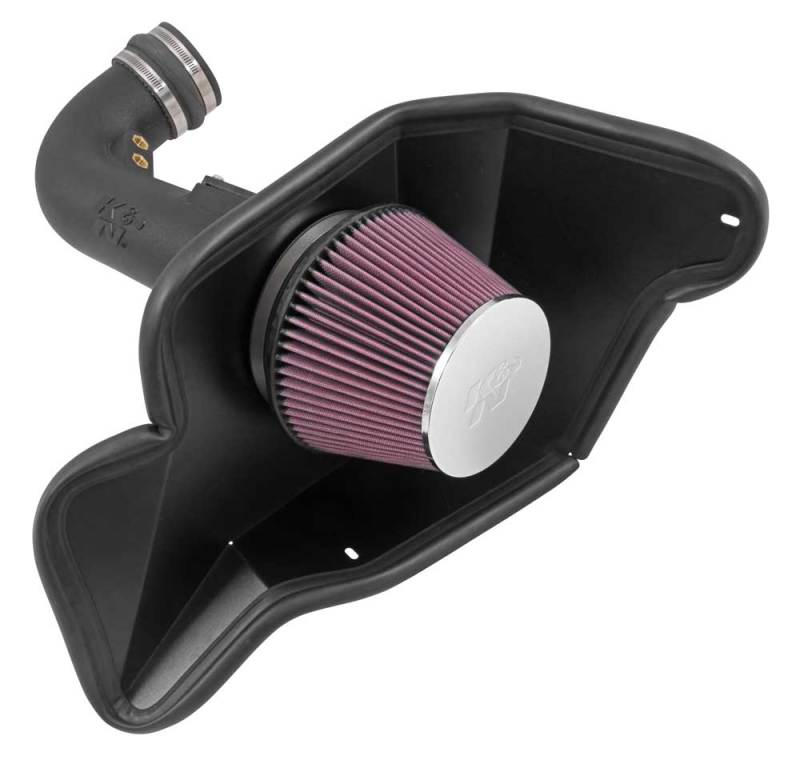 K&N Engineering 63-2590 Performance Cold Air Intake Kit for 2015-2017 Ford Mustang GT 5.0L V8 F/I