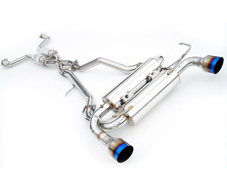 Invidia 14+ Infiniti Q50 Gemini Cat-Back Exhaust with Rolled Titanium Tips