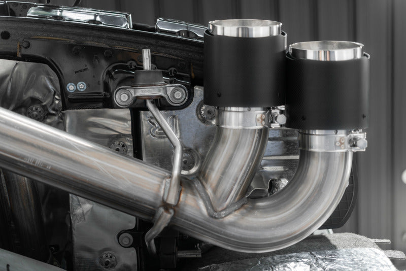 MBRP Armor Pro Series Cat Back Exhaust System for Chevrolet Corvette C8 with Carbon Fiber Tips – Part S70423CF