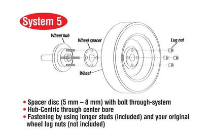 Eibach Pro-Spacer System 15mm Wheel Spacers for Mazda Miata and MX-3 - 4x100 Bolt Pattern, 54.1 Hub