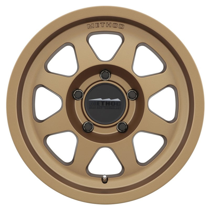 Method MR701 17x7.5 Bronze Overland Wheel with Bead Grip Technology and +30mm Offset