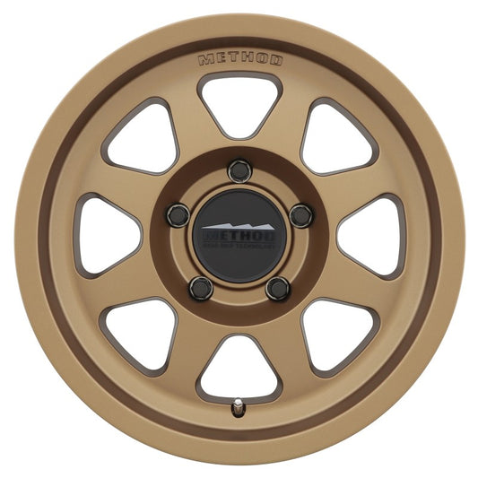 Method MR701 17x7.5 Bronze Overland Wheel with Bead Grip Technology and +30mm Offset