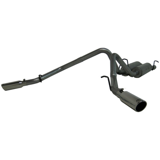 MBRP Armor Lite Series Cat Back Exhaust System for 2001-2002 Chevrolet Silverado 2500 HD and GMC Sierra 2500 HD with 6.0L Engine, Dual Split Side Exit