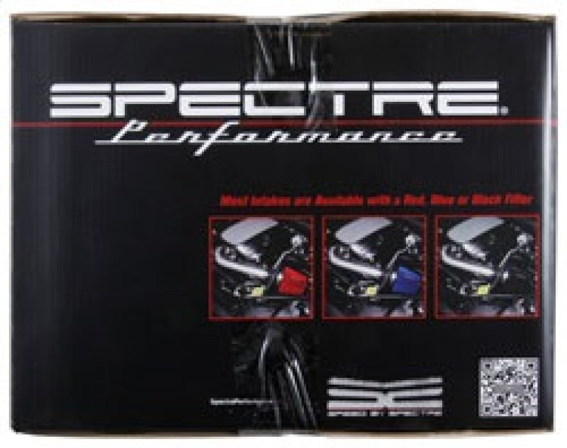 Spectre 09-12 GM Truck V8-4.8/5.3/6.0L F/I Air Intake Kit with Polished Aluminum Tubing and Red HPR Filter
