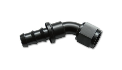 Vibrant -8AN Push-On 45 Degree Aluminum Hose End Fitting